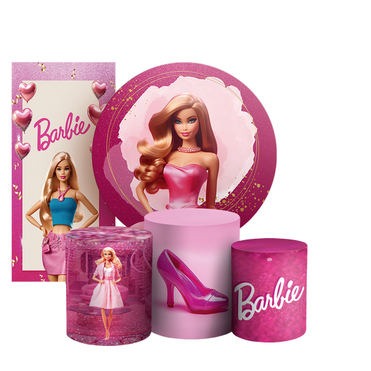 Arte Digital Painel de Festa - Barbie 803127