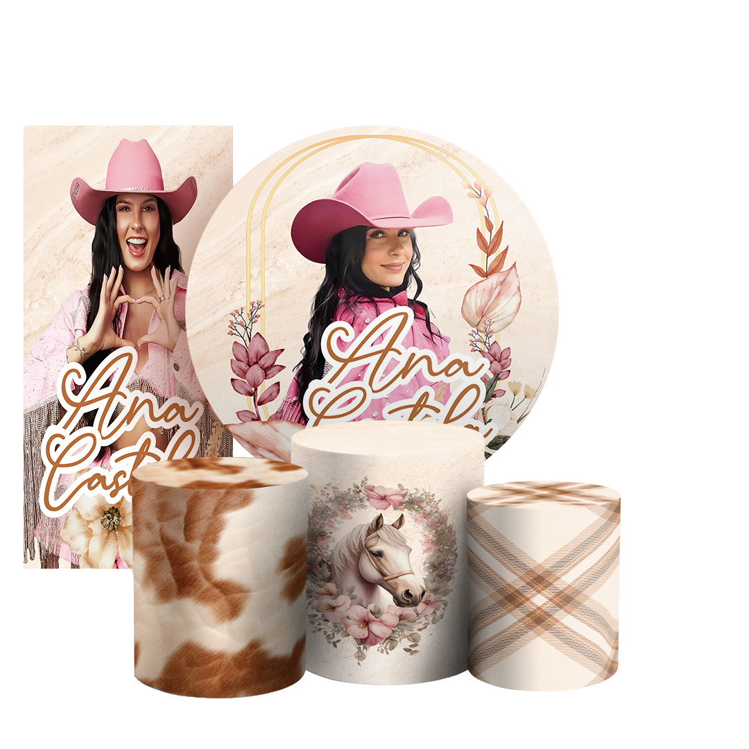 Arte Digital Painel de Festa - Ana Castela 803155