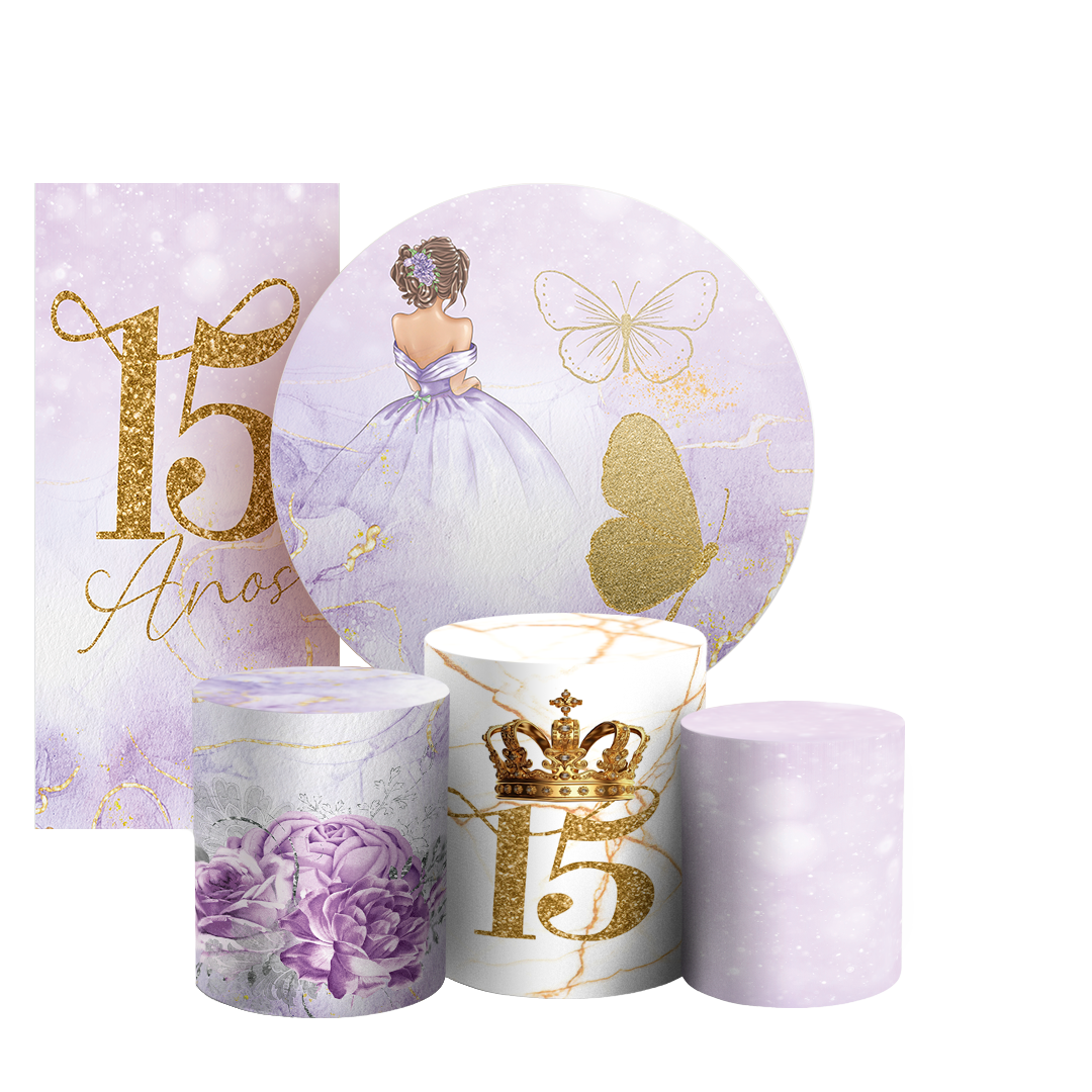 Arte Digital Painel de Festa - 15 Anos 803164