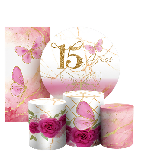 Arte Digital Painel de Festa - 15 Anos 803169