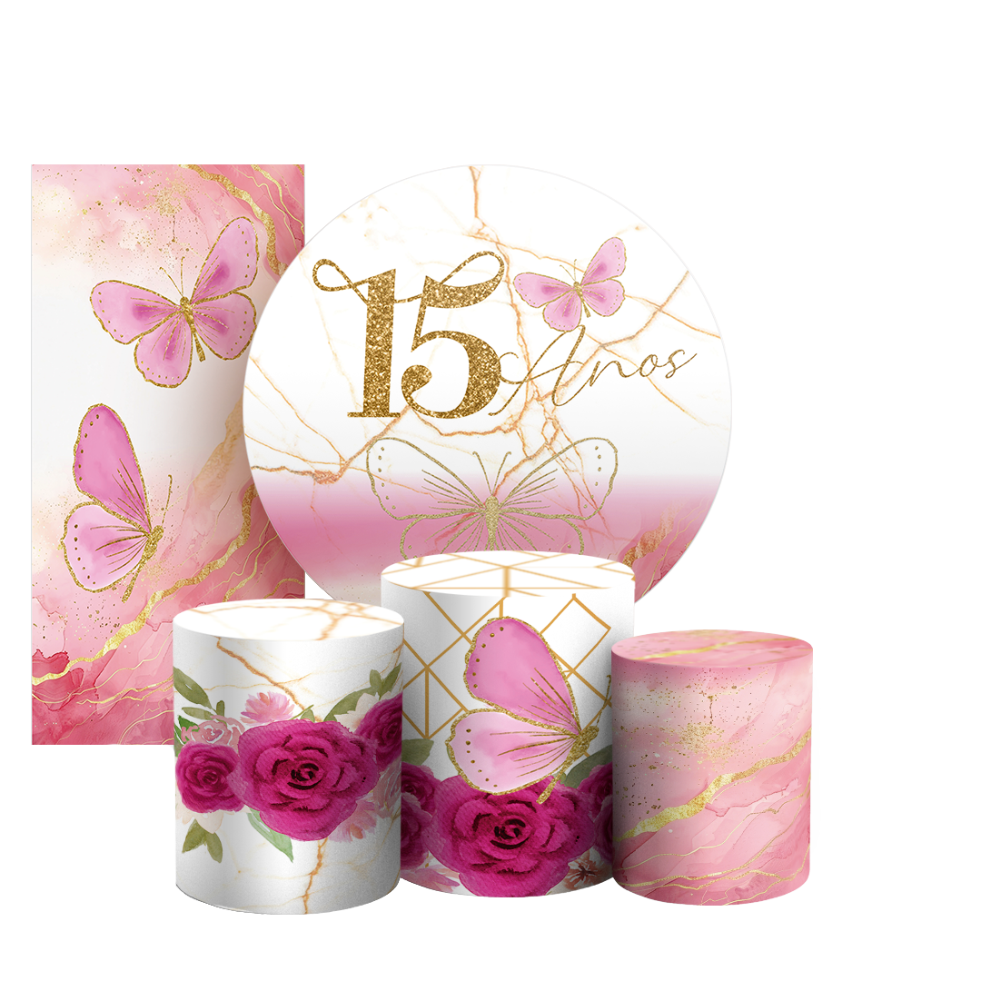 Arte Digital Painel de Festa - 15 Anos 803169