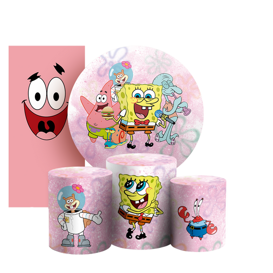 Arte Digital Painel de Festa - Bob Esponja 803171