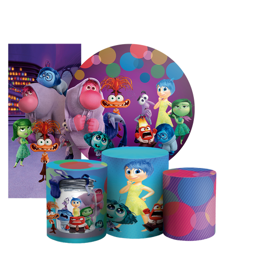 Arte Digital Painel de Festa - Divertida Mente 803190