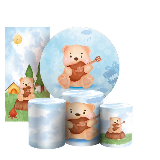 Arte Digital Painel de Festa - Ursinho 803199