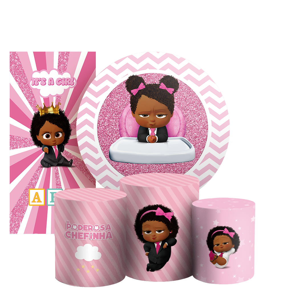 Arte Digital Painel de Festa - A Poderosa Chefinha 803200