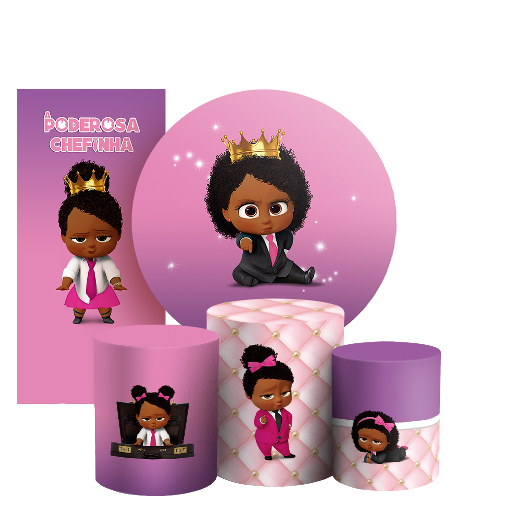 Arte Digital Painel de Festa - A Poderosa Chefinha 803201