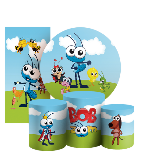 Arte Digital Painel de Festa - Bob Zoom 803202