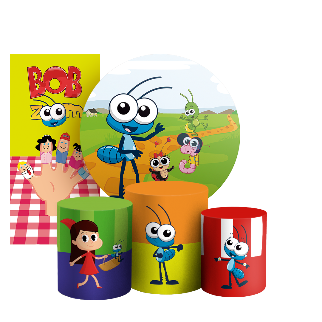 Arte Digital Painel de Festa - Bob Zoom 803203