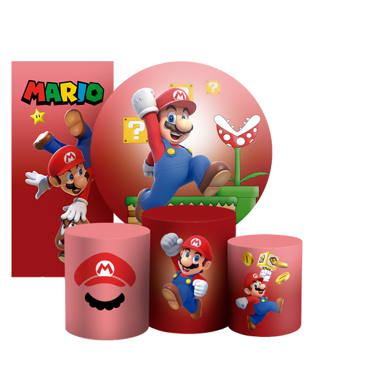 Arte Digital Painel de Festa - Super Mario 803212