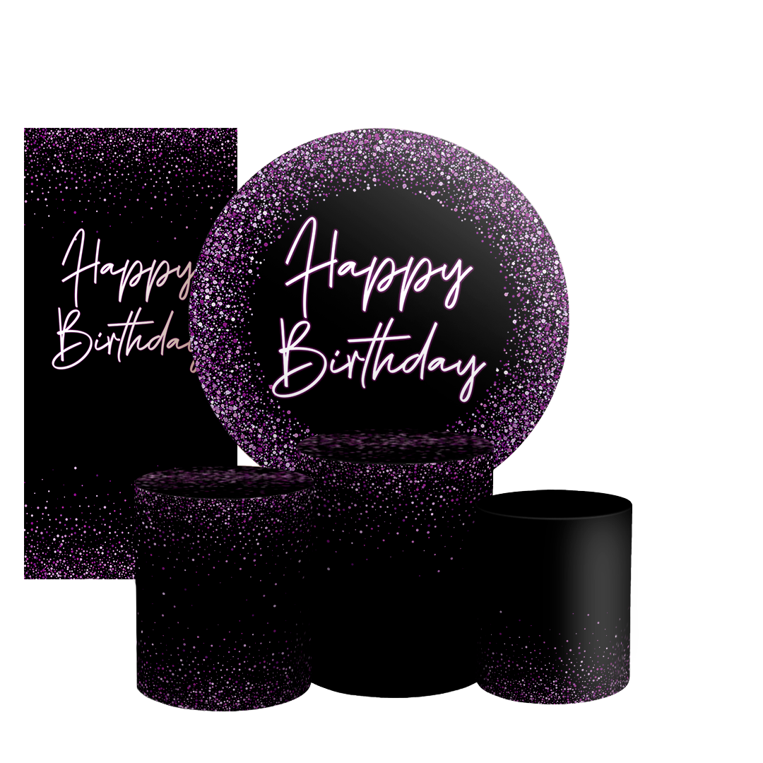 Arte Digital Painel de Festa - Happy Birthday 803214