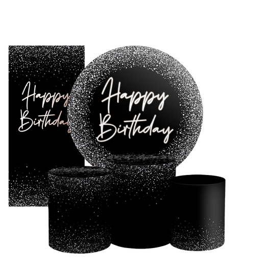 Arte Digital Painel de Festa - Happy Birthday 803217