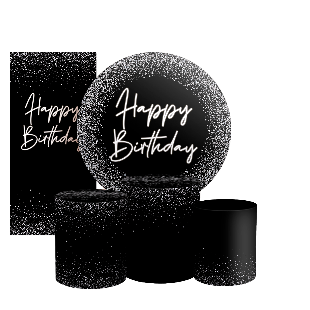 Arte Digital Painel de Festa - Happy Birthday 803217