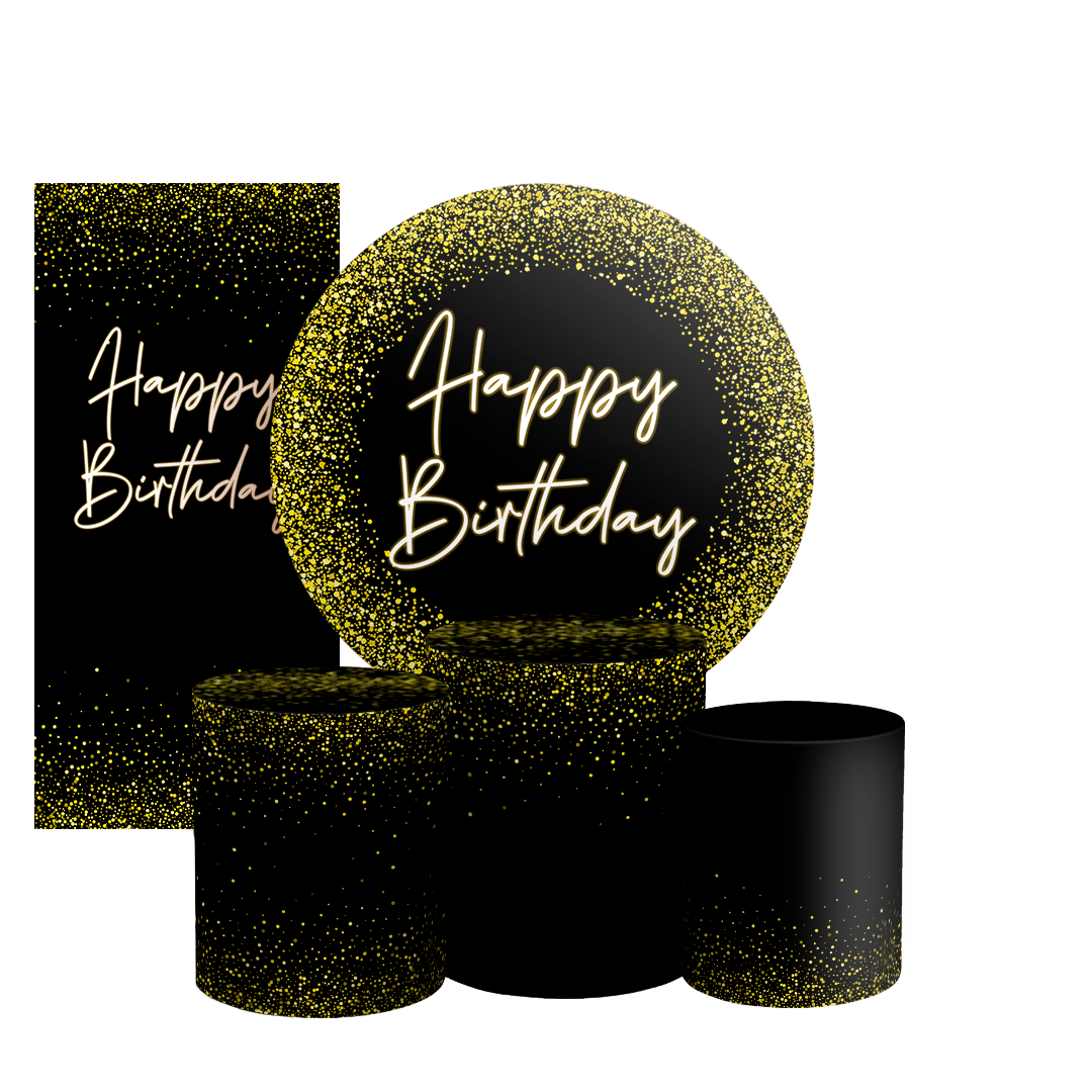 Arte Digital Painel de Festa - Happy Birthday 803218