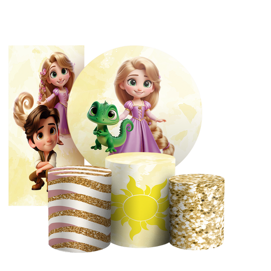 Arte Digital Painel de Festa - Enrolados 803221