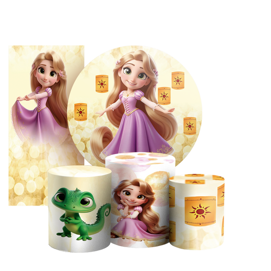 Arte Digital Painel de Festa - Enrolados 803222