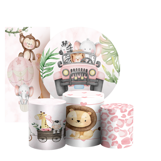 Arte Digital Painel de Festa - Safari 803234