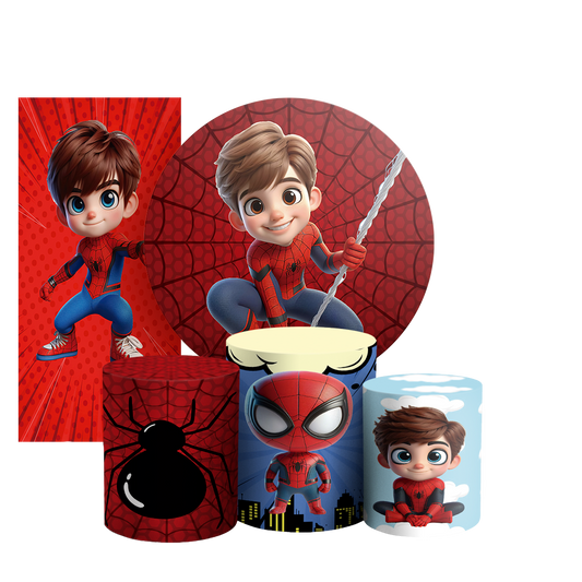 Arte Digital Painel de Festa - Homem Aranha  803263