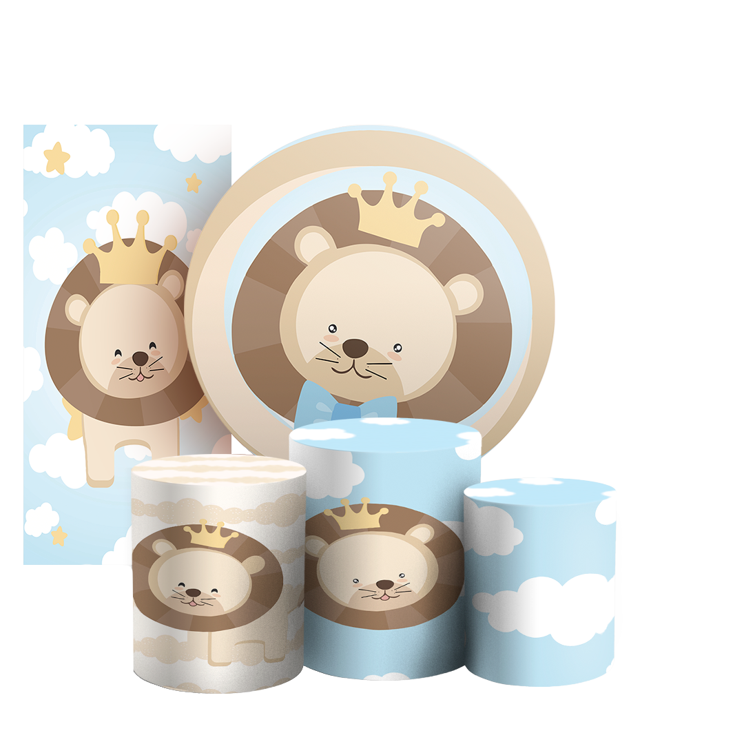 Arte Digital Painel de Festa - Leaozinho  803265