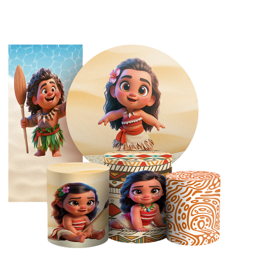 Arte Digital Painel de Festa - Moana  803273