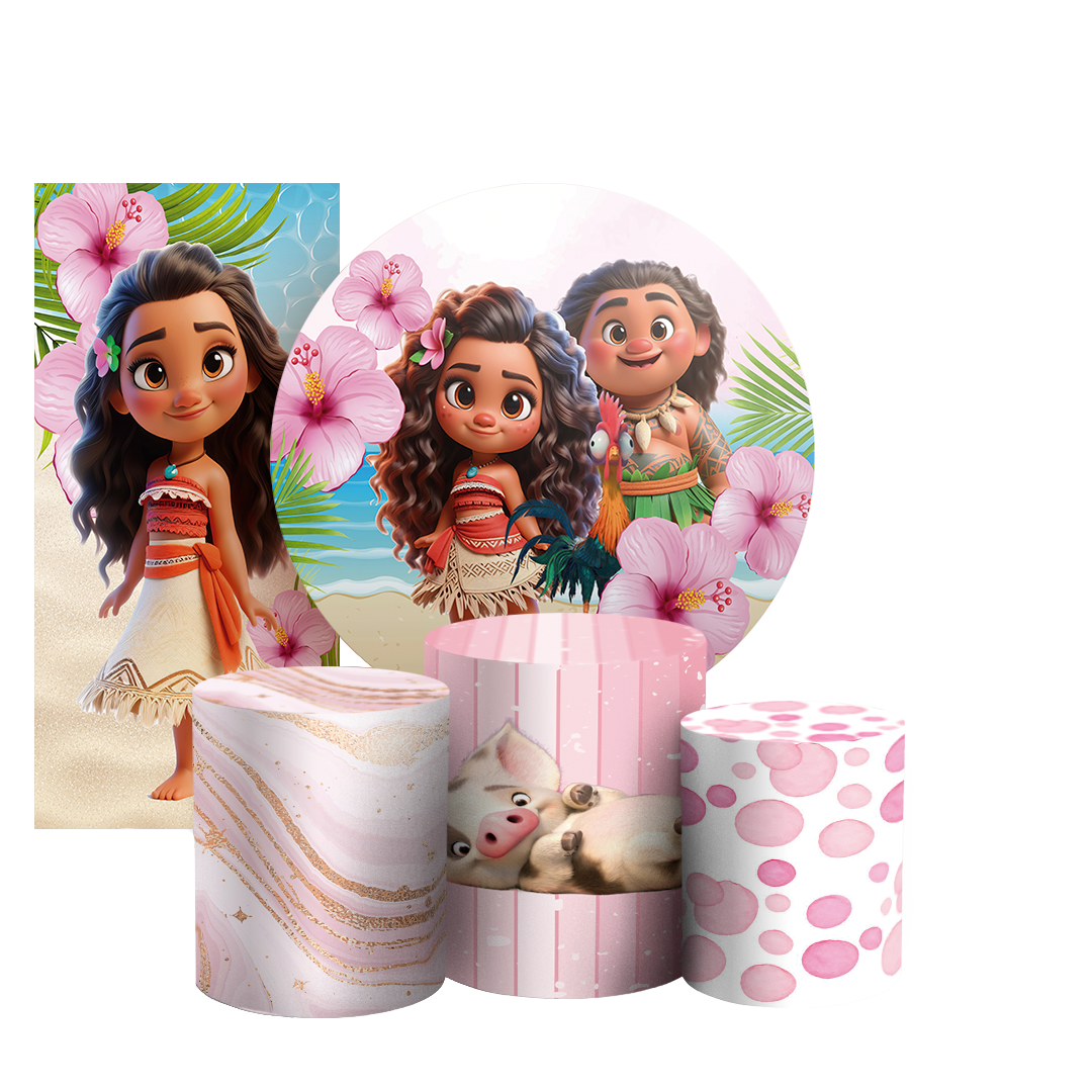 Arte Digital Painel de Festa - Moana  803274