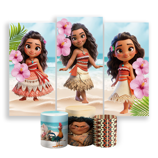 Arte Digital Painel de Festa - Moana  803277