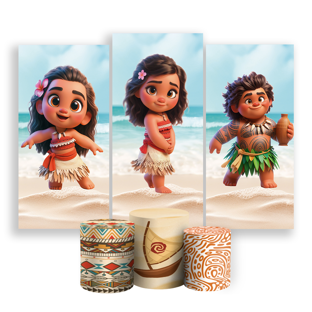 Arte Digital Painel de Festa - Moana  803278
