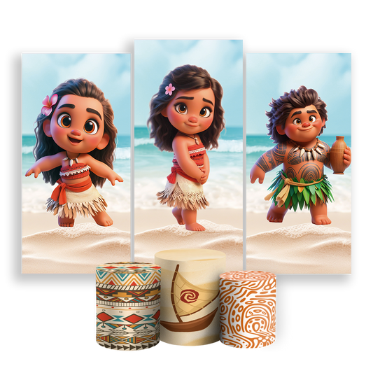 Arte Digital Painel de Festa - Moana  803278