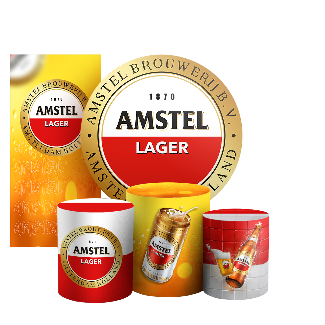 Arte Digital Painel de Festa - Amstel 803287