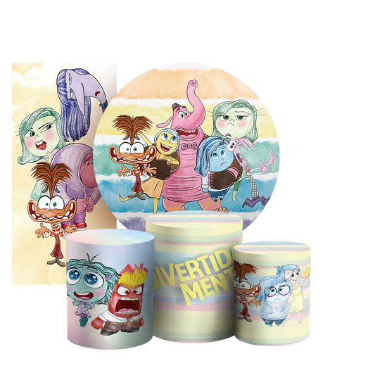 Arte Digital Painel de Festa - Divertida Mente 803304