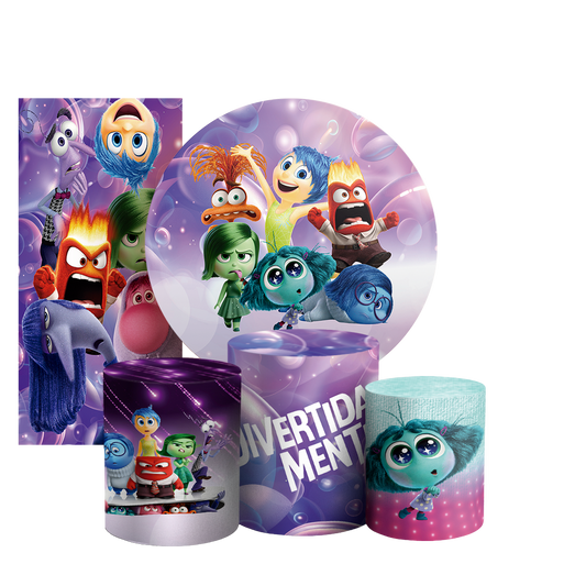 Arte Digital Painel de Festa - Divertida Mente 803306