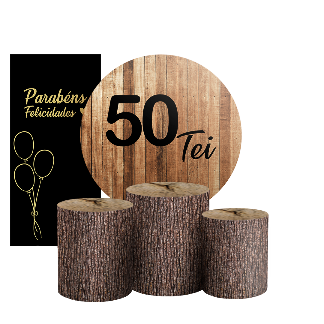 Arte Digital Painel de Festa - 50 Anos Madeira 803357