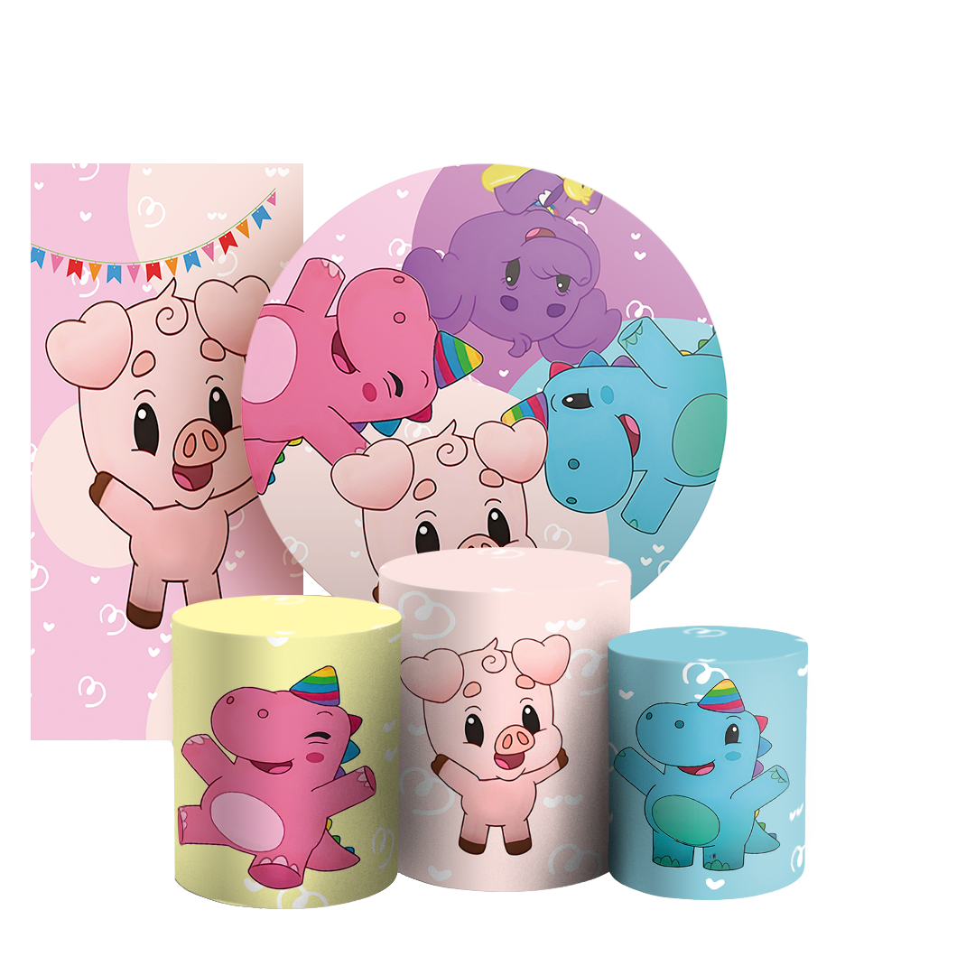 Arte Digital Painel de Festa - Baby Tube 803365