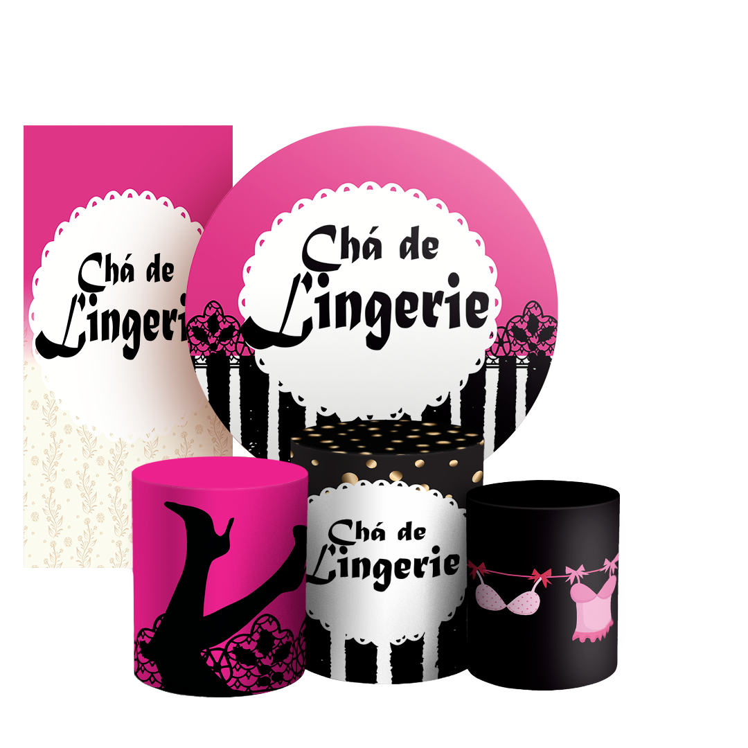 Arte Digital Painel de Festa - Cha De Lingerie 803371
