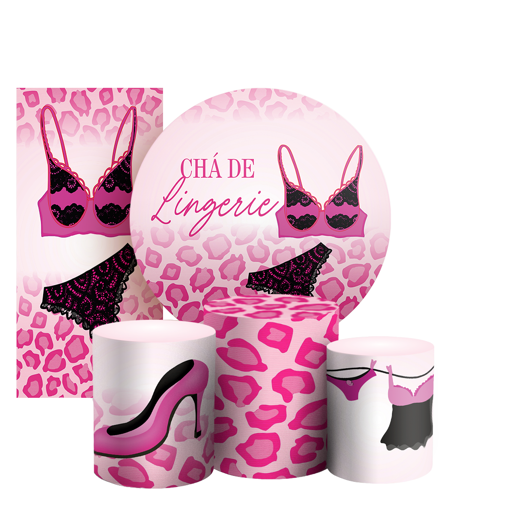 Arte Digital Painel de Festa - Cha De Lingerie 803372