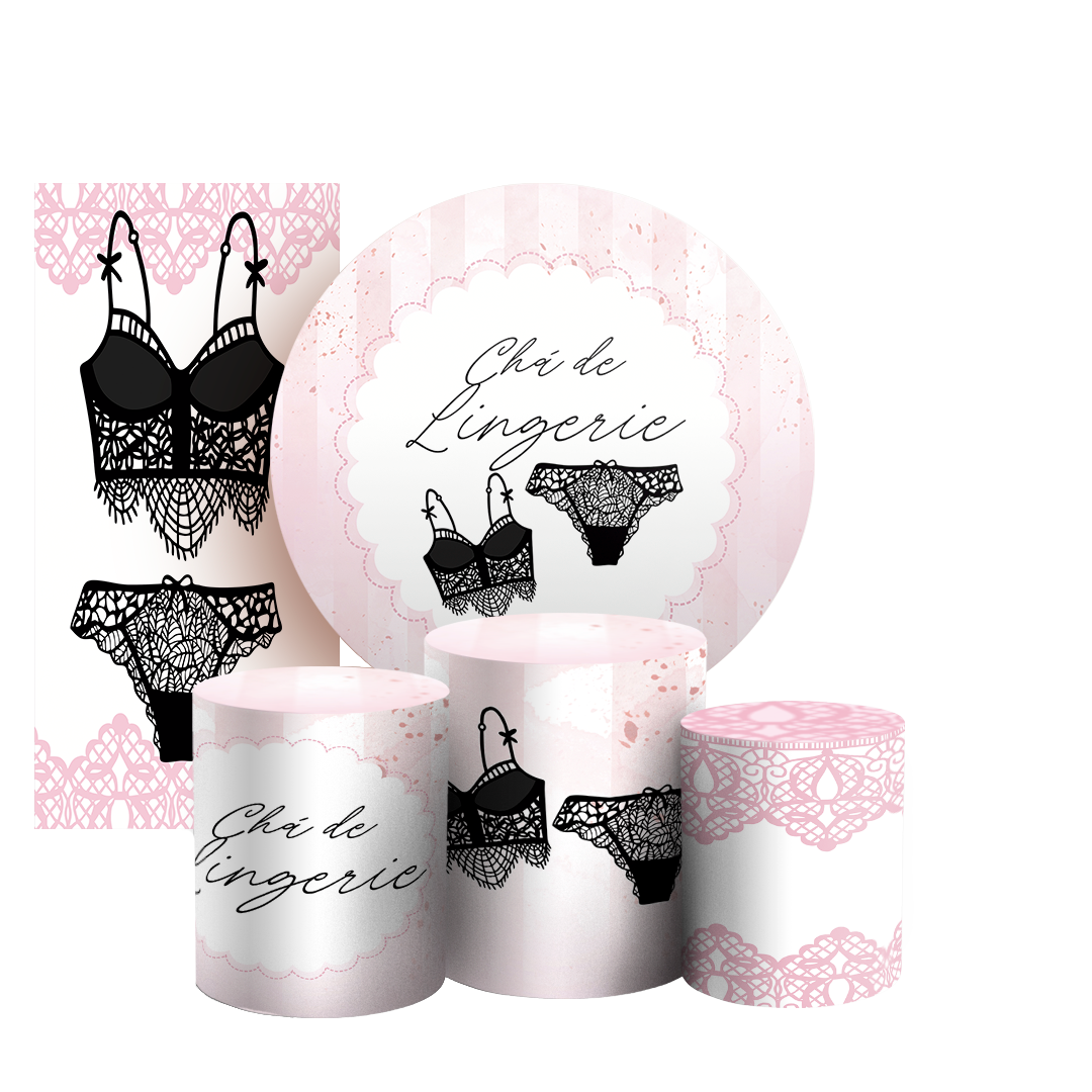 Arte Digital Painel de Festa - Cha De Lingerie 803376