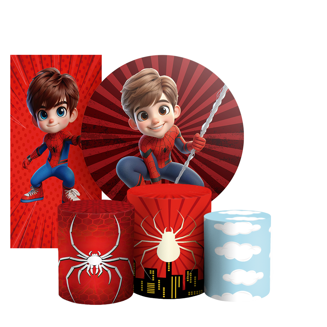 Arte Digital Painel de Festa - Homem Aranha 803394