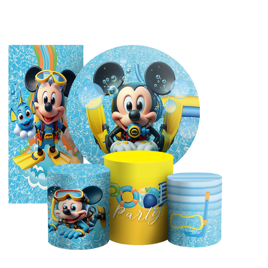 Arte Digital Painel de Festa - Mickey Fundo 803414