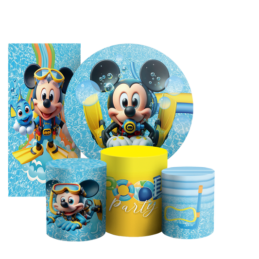 Arte Digital Painel de Festa - Mickey Fundo 803414