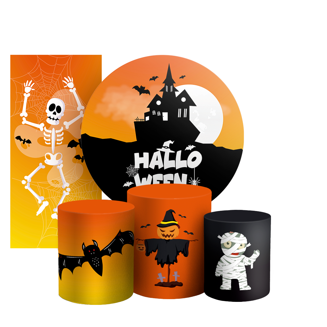 Arte Digital Painel de Festa - Dia das Bruxas Halloween 803426