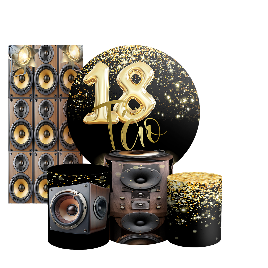 Arte Digital Painel de Festa - 18 Anos 803515