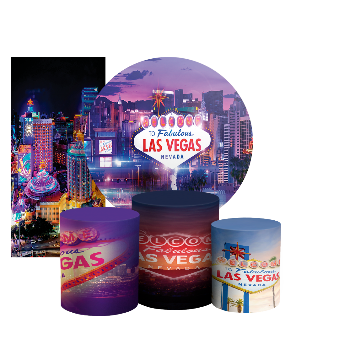 Arte Digital Painel de Festa - Las Vegas 803523