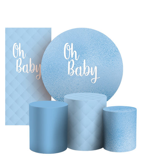 Arte Digital Painel de Festa - Oh Baby 803543