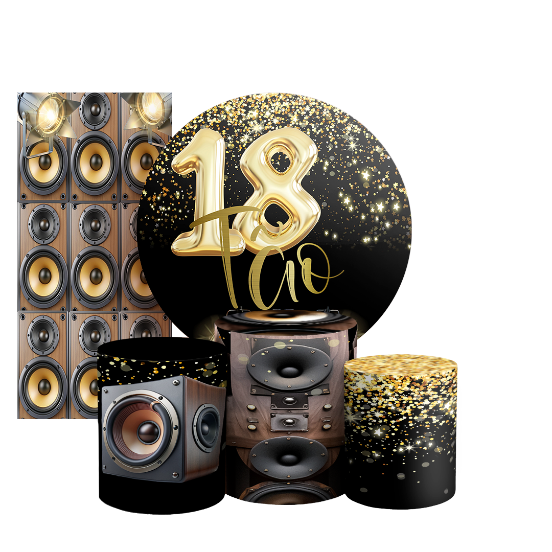 Arte Digital Painel de Festa - 18 Anos 803556