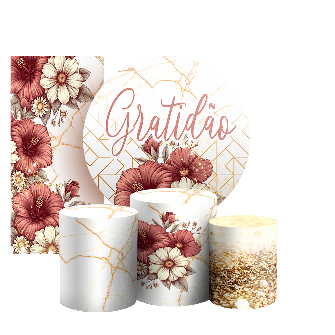 Arte Digital Painel de Festa - Floral 803565
