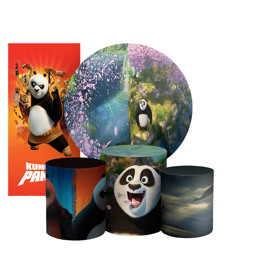 Arte Digital Painel de Festa - Kung Fu Panda 803577