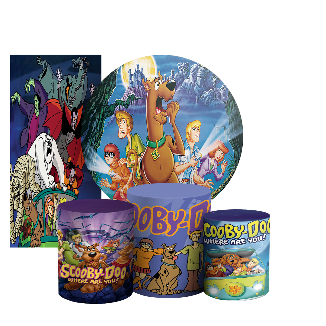 Arte Digital Painel de Festa - Scooby Doo 803587