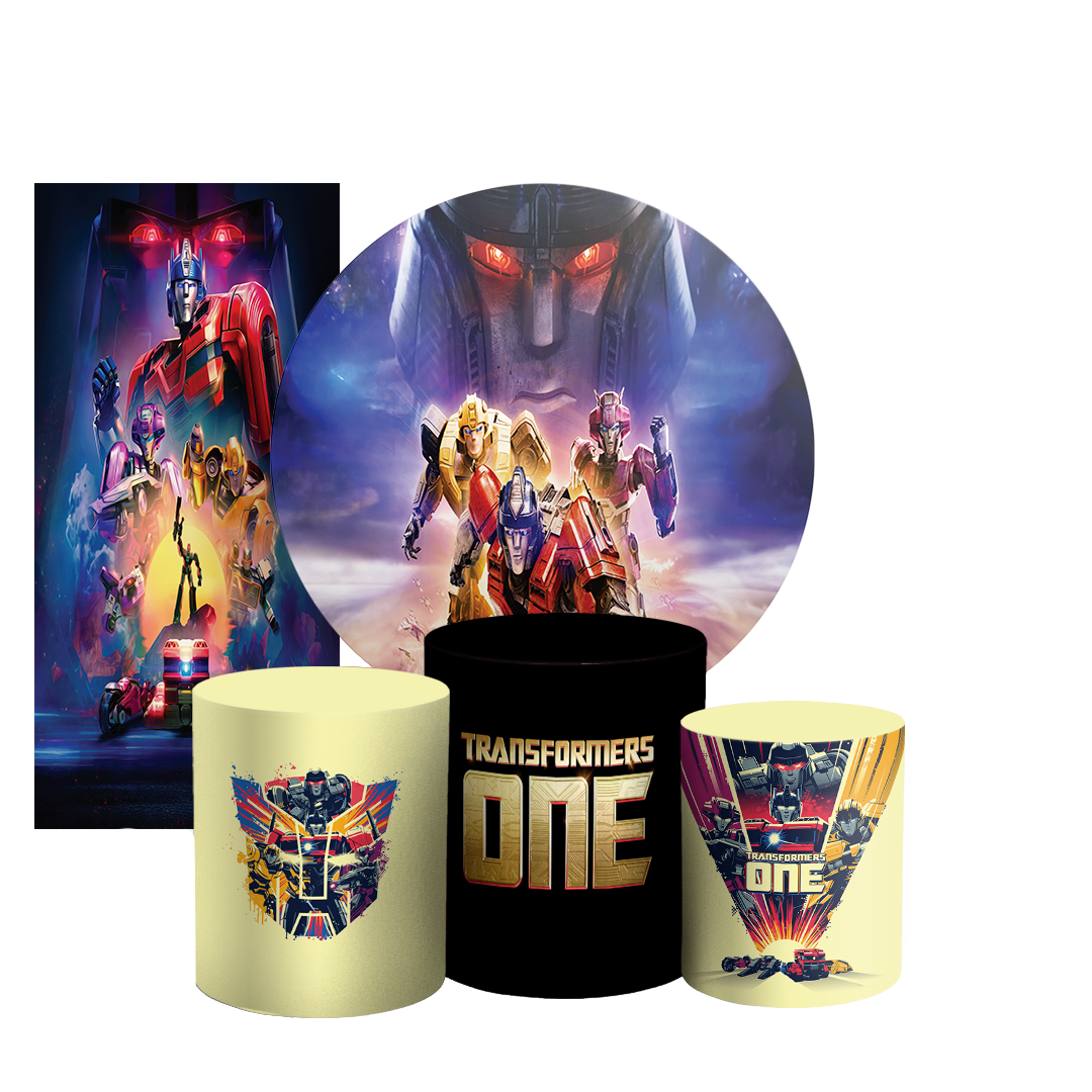 Arte Digital Painel de Festa - Transformers 803590