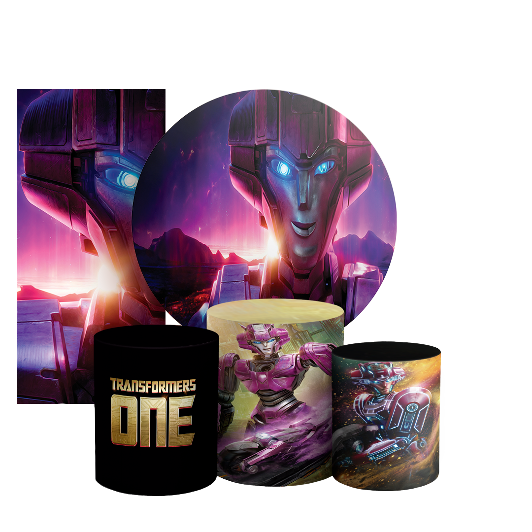 Arte Digital Painel de Festa - Transformers 803591
