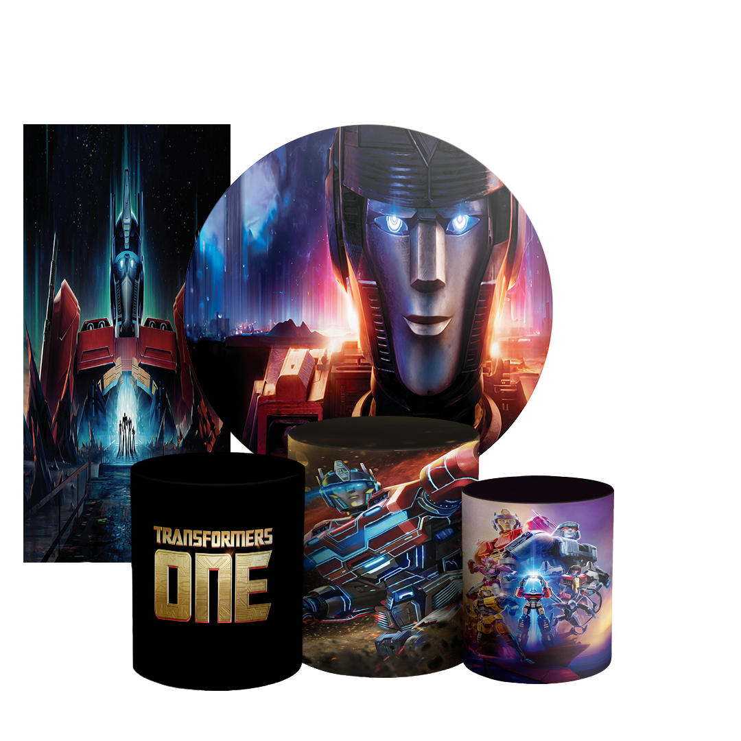 Arte Digital Painel de Festa - Transformers 803594
