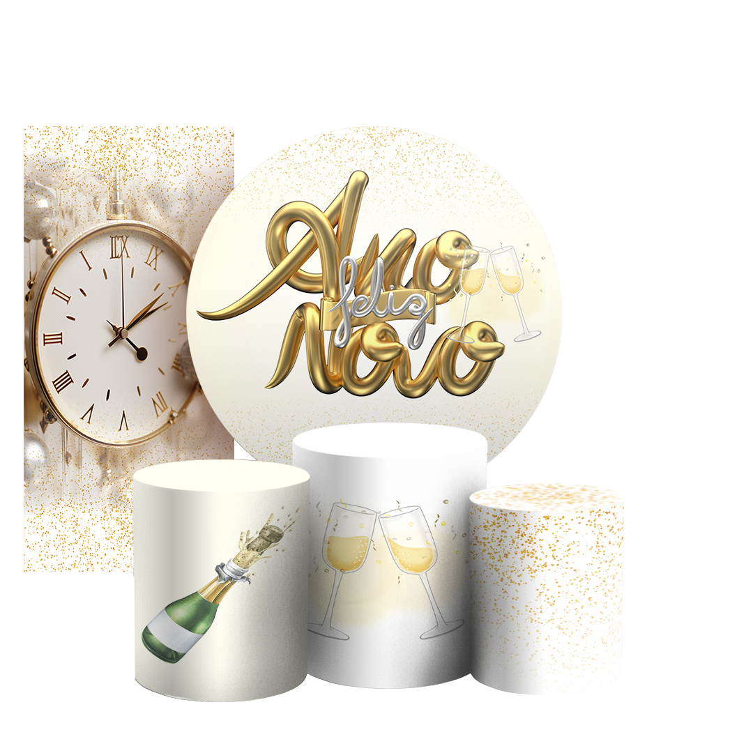 Arte Digital Painel de Festa - Ano Novo 803614